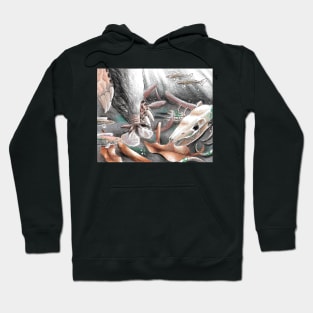 Swimming Star Nosed Mole Hoodie